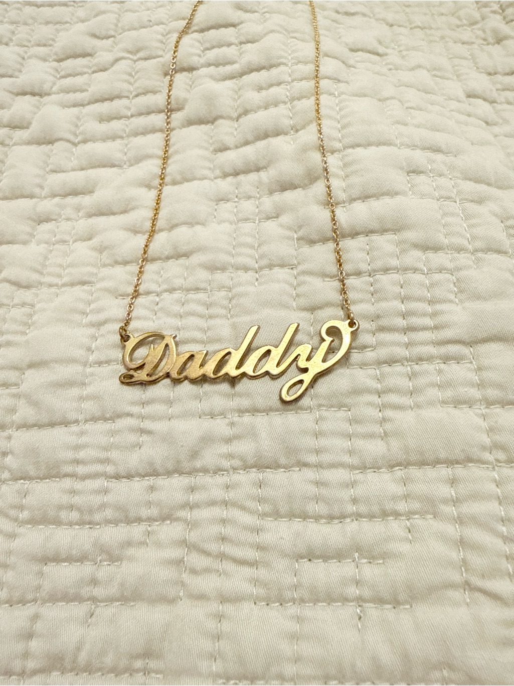 Gold Call Her Daddy Daddy Necklace